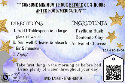 Le Poo-Poo Mix Activated Charcoal 250g